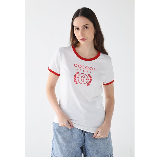 Camiseta Feminina Colcci Sport Branca