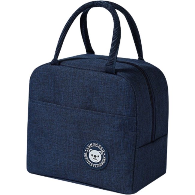 Bolsa Sacola Térmica Lancheira Marmita Academia Passeio Star Shop Azul