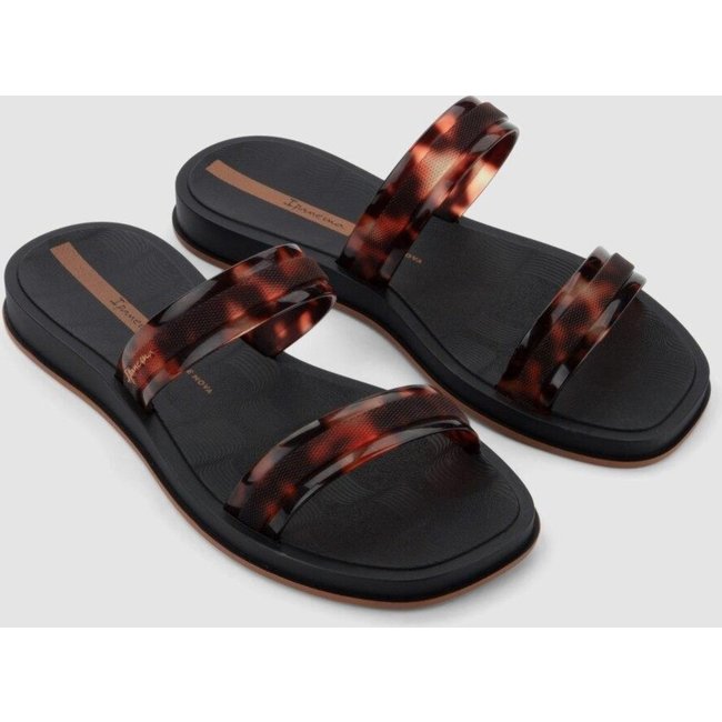 Chinelo Slide Feminino Adulto Ipanema Glow Trendy Preto