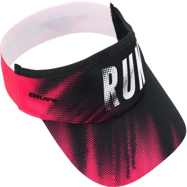 Viseira para Corrida HUPI Tuna Rosa/Preto Rosa