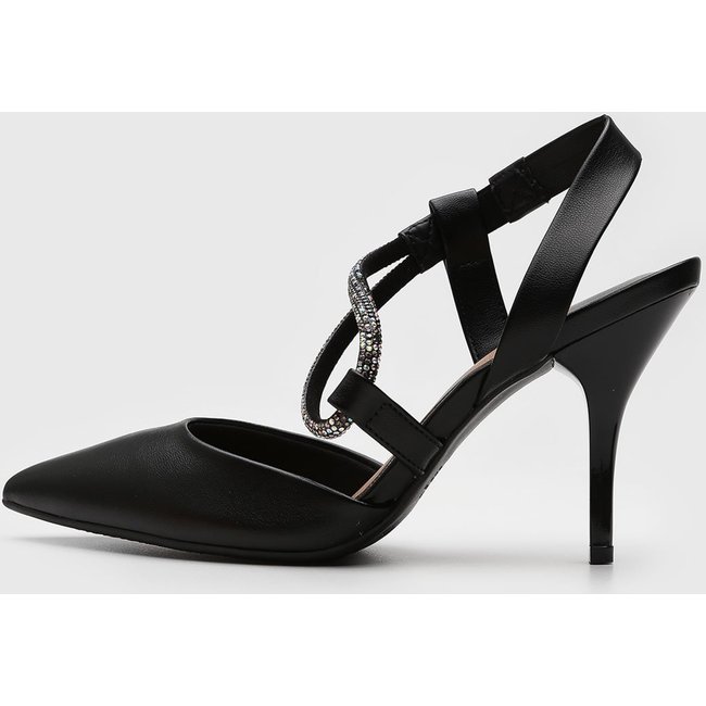 Scarpin Beira Rio Strass Preto