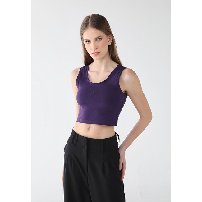 Regata Feminina adidas Small Logo Roxa