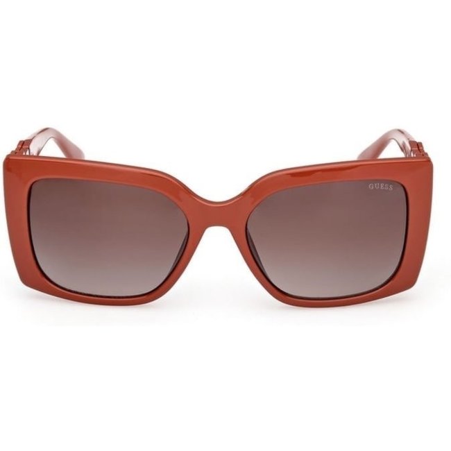 Óculos de Sol Guess Retangular Acetato Laranja