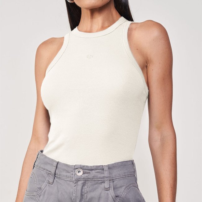 Regata Colcci Canelada In25 Off White Feminino
