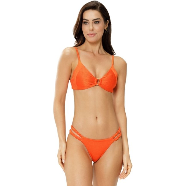 Conjunto Biquíni M'lev Laranja Gérbera