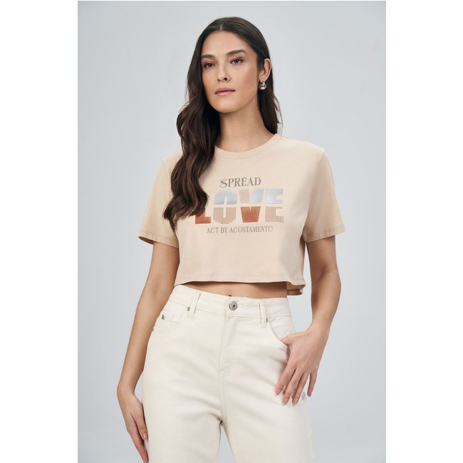 T-Shirt Love Feminina Acostamento