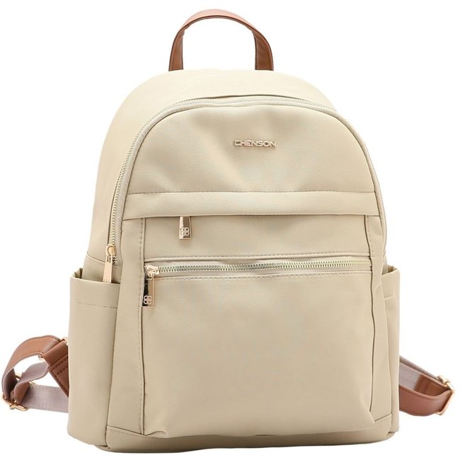 Mochila Feminina Chenson Microfiber Bege 8184593