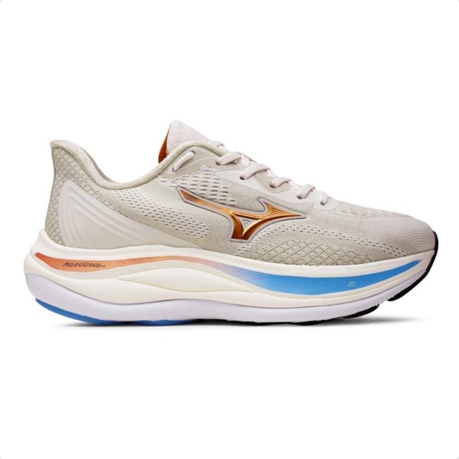 Tênis Mizuno Wave Skyway Feminino Bege