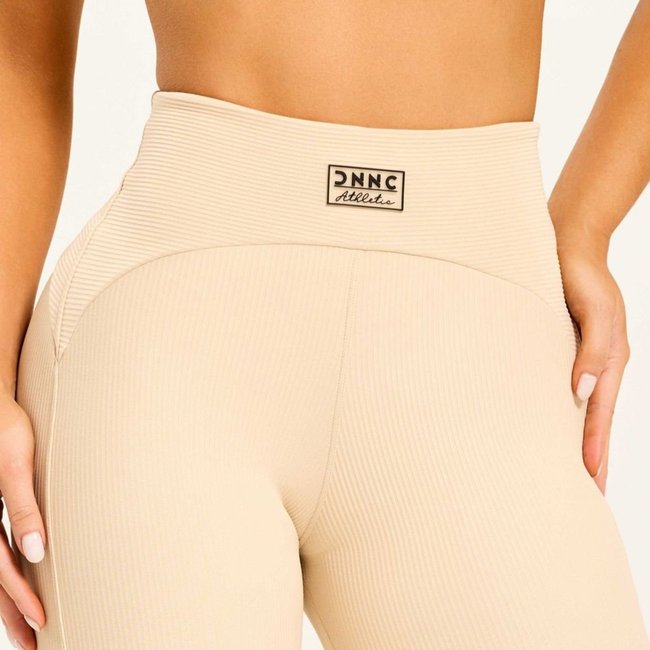 Ribbed Legging Bege Camélia Poliamida Donna Carioca