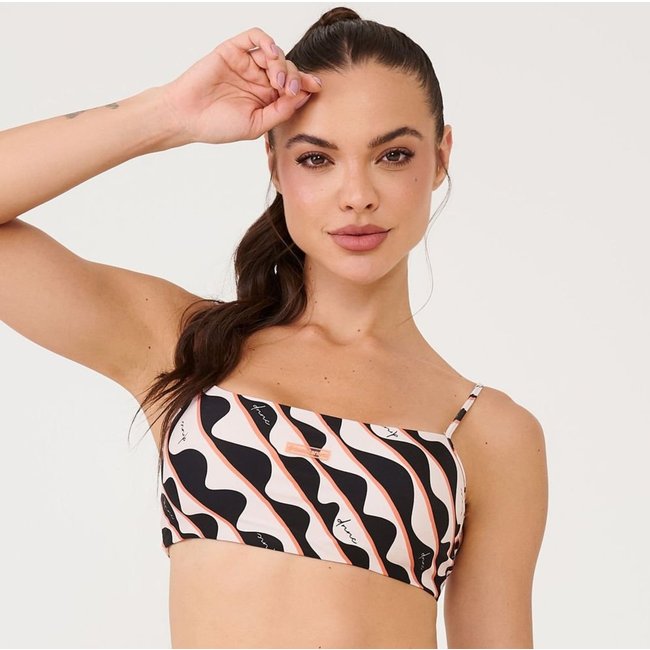 Top Faixa Estampa Mirage Poliamida Soft Com Bojo Donna Carioca