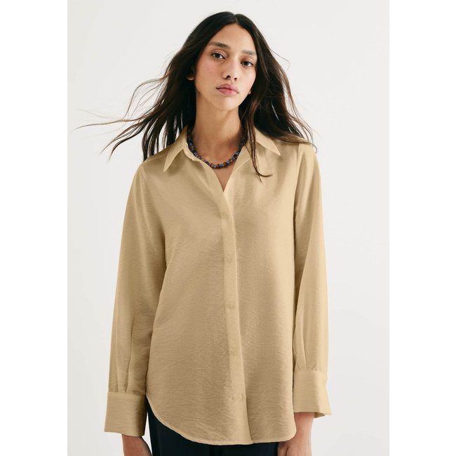 Camisa Feminina Ampla Texturizada Hering