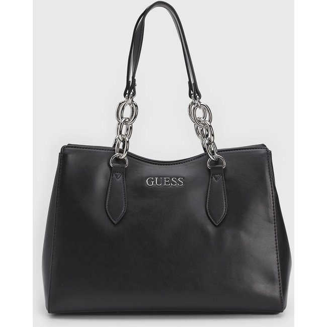 Bolsa Feminina Guess Alça Corrente Preta