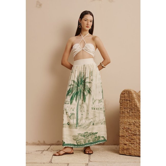 Saia Longa Estampada Belém