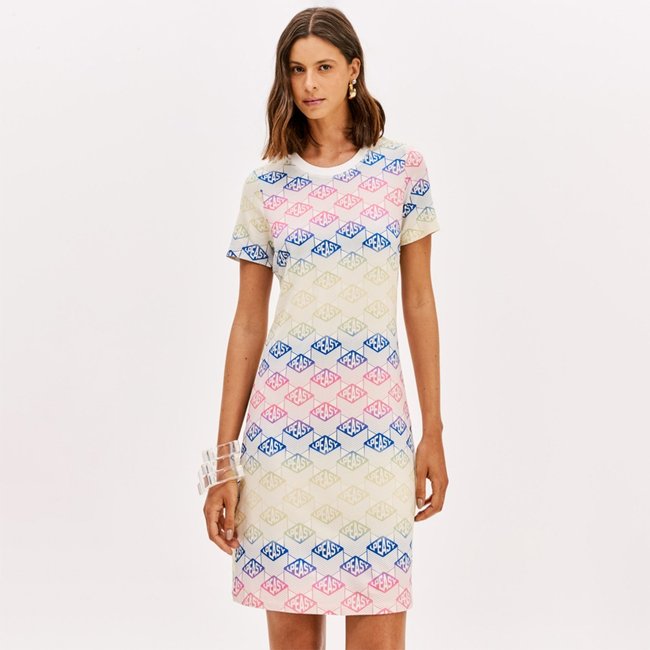 Vestido Curto Easy Lança Perfume T-dress Pr26 Rosa Feminino