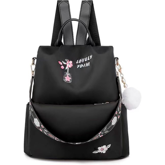 Bolsa Feminina Resistente Mochila Espaçosa Reforçada 01 PRETO