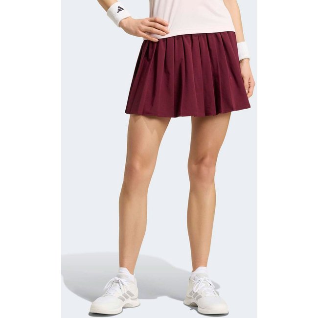 Saia adidas Originals Curta Plissada Classics Vinho
