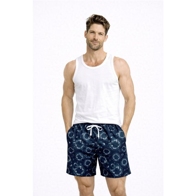 Bermuda Verão D Bell Outlet Fashion Estampa Boia Azul