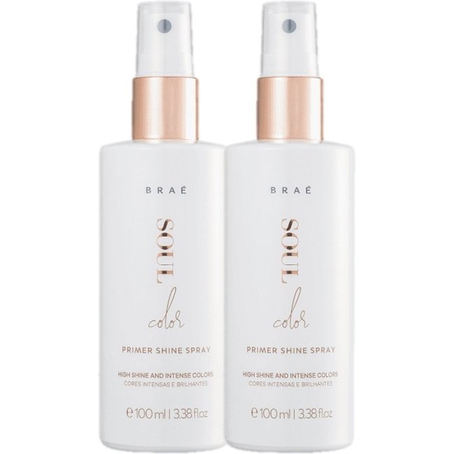 Kit BRAE Soul Color - Prime Shine Spray 100ml (2 Unidades)