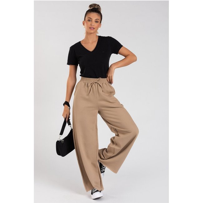 Calça Moletom Wide Leg Tai Terra
