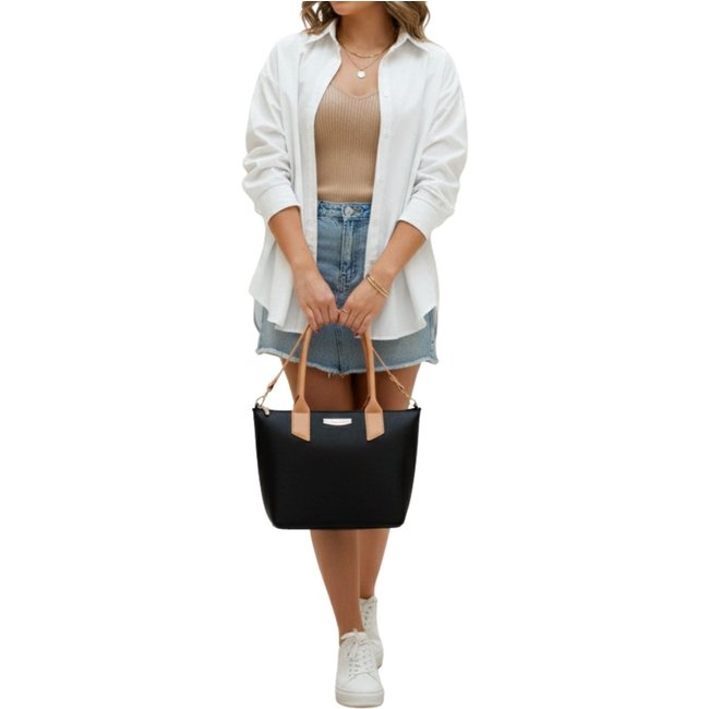Bolsa Petite Jolie Shopping Saffiano Grande Feminina