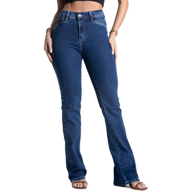 Calça Jeans Sawary Boot Cut - 281260 - Azul - Sawary
