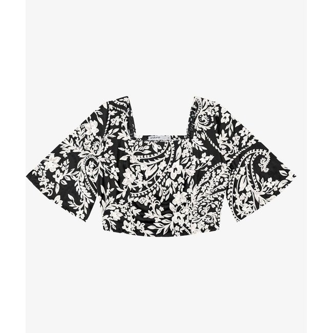 Blusa Viscose Khyara Acetinada Feminina Endless Preto