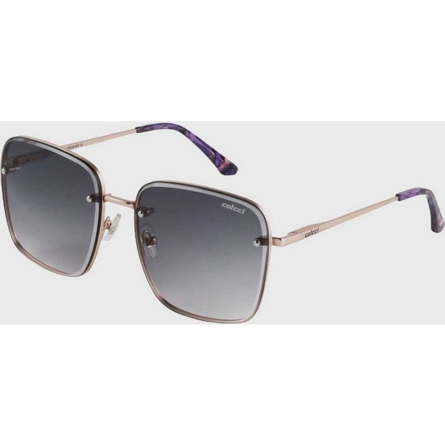 Óculos de Sol Feminino Colcci Fosco Ponteira Marmorizada Dourado