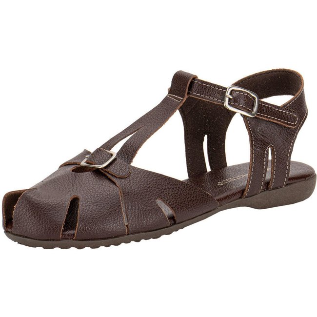 Sandália Feminina Flat Miss Western 1172 5911172 Café