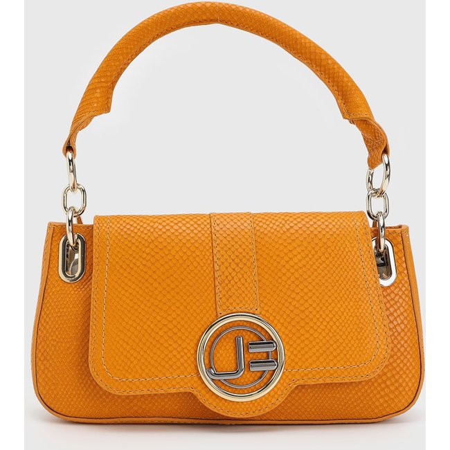Bolsa Média Jorge Bischoff Texturizada Laranja