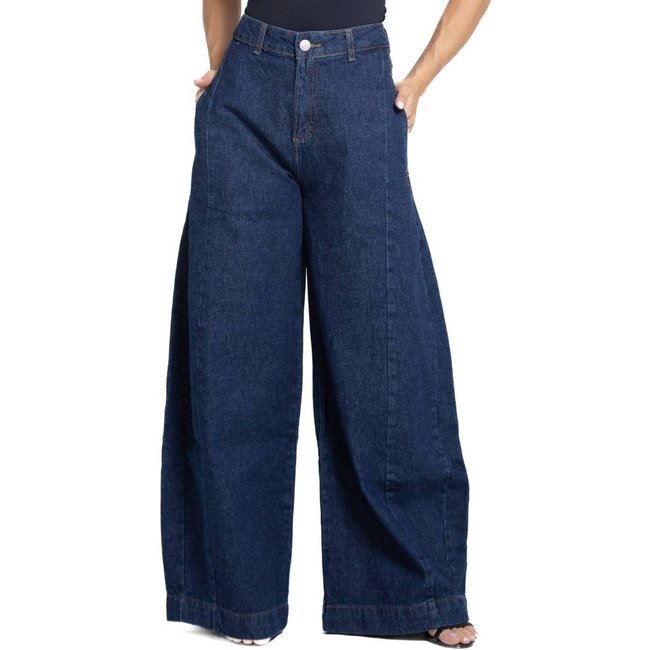 Calça Jeans Sawary Balloon - 282090 - Azul - Sawary