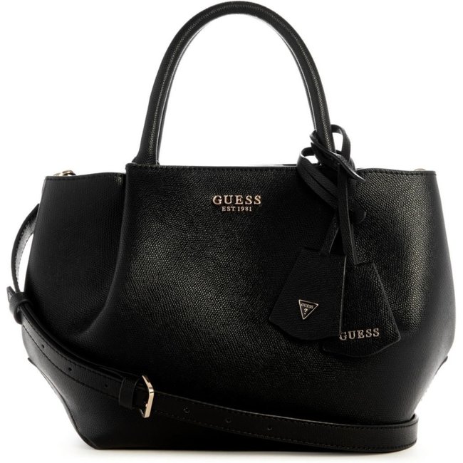 Bolsa Guess Amorette Girlfriend Satchel Preto
