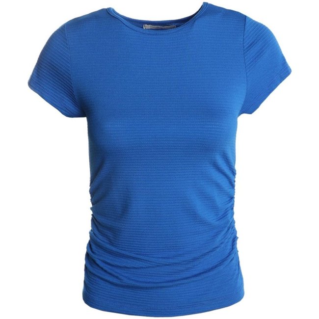 Blusa Layla Franzido Lateral Autentique Feminina AZUL