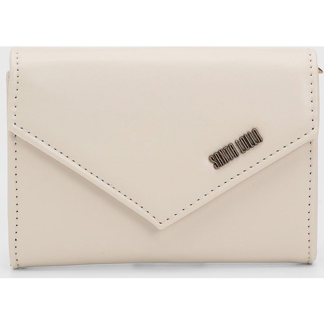 Carteira Feminina Santa Lolla Envelope Off-White