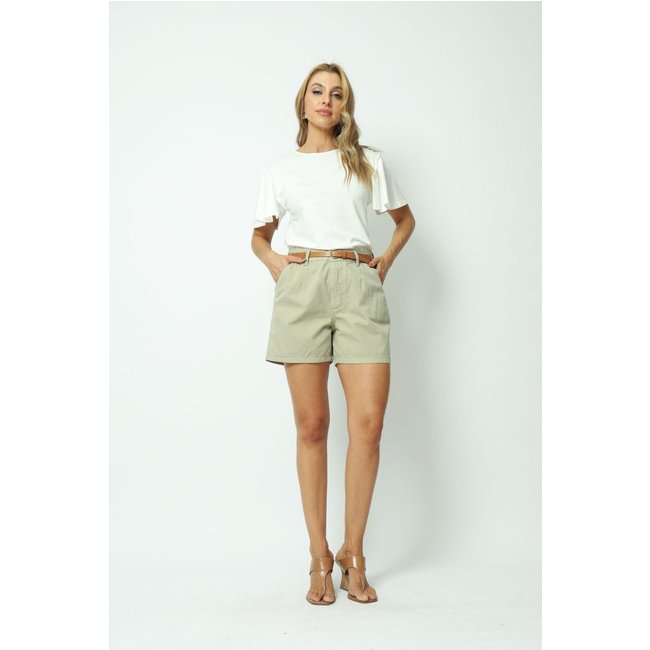 Shorts Sarja Bolso-Faca Verde 46 Gazzy