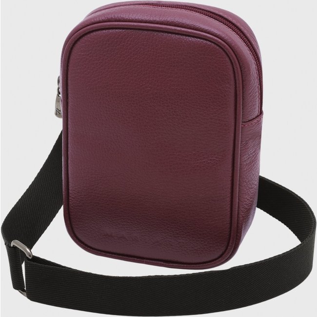 Bolsa Crossbody de Couro Mariart Lolla Vinho