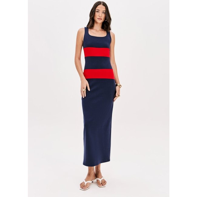 Vestido Super Midi Com Recortes Lança Perfume