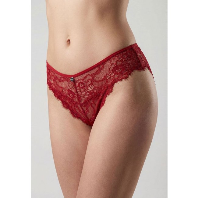 Calcinha Biquíni Feminina Hope Bonjour Renda Vermelha