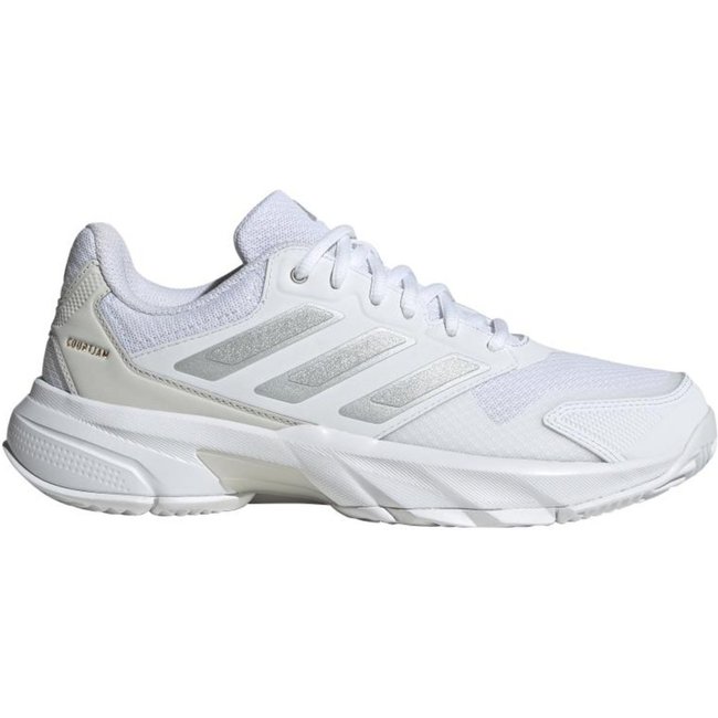 Tênis Courtjam Control 3 Tennis adidas Performance Branco