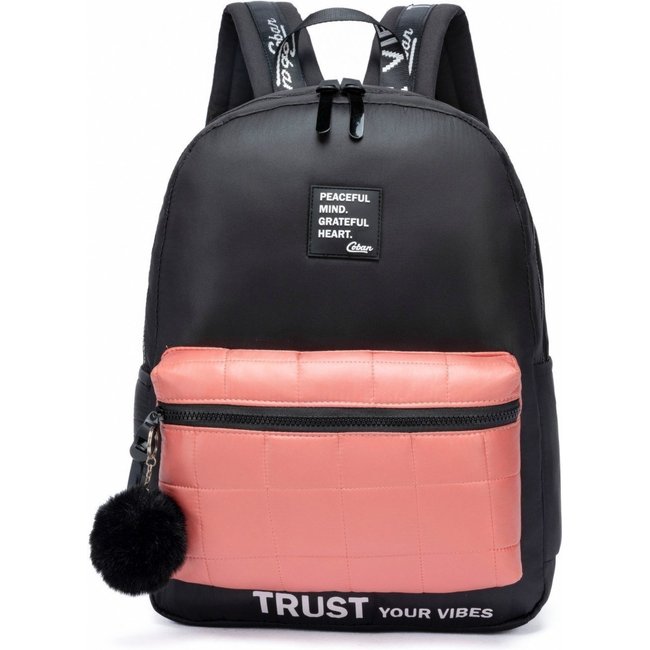 Mochila Coban Escolar Casual Faculdade Chaveiro