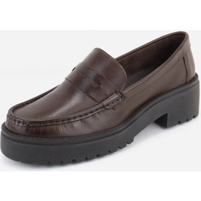 Mocassim em Couro Conforto Tratorado Leve Maria Paula Expresso