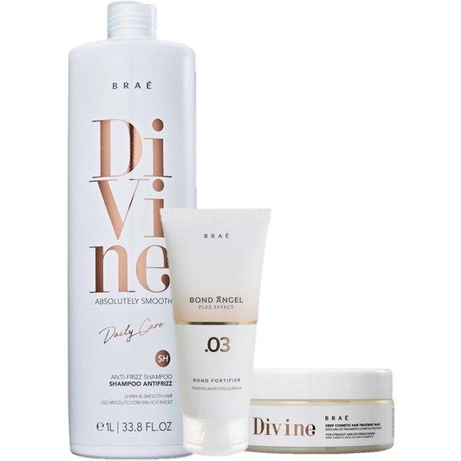 BRAE Divine Shampoo 1L Mascara 250g e Bond Angel Flex Efect 100ml