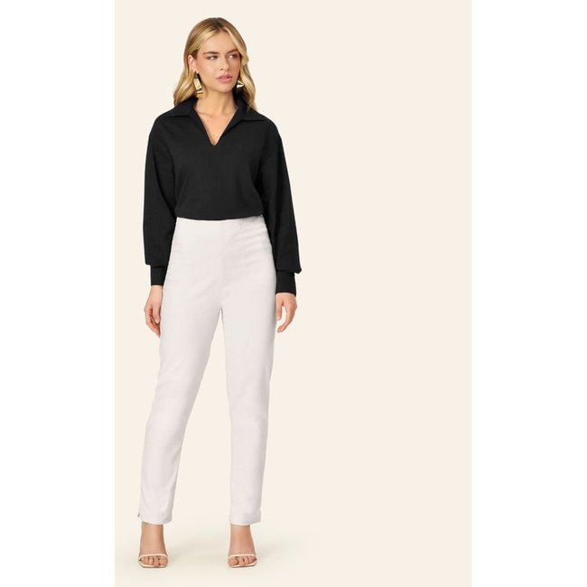 Camisa Feminina Manga Longa Decote V Endless Preto