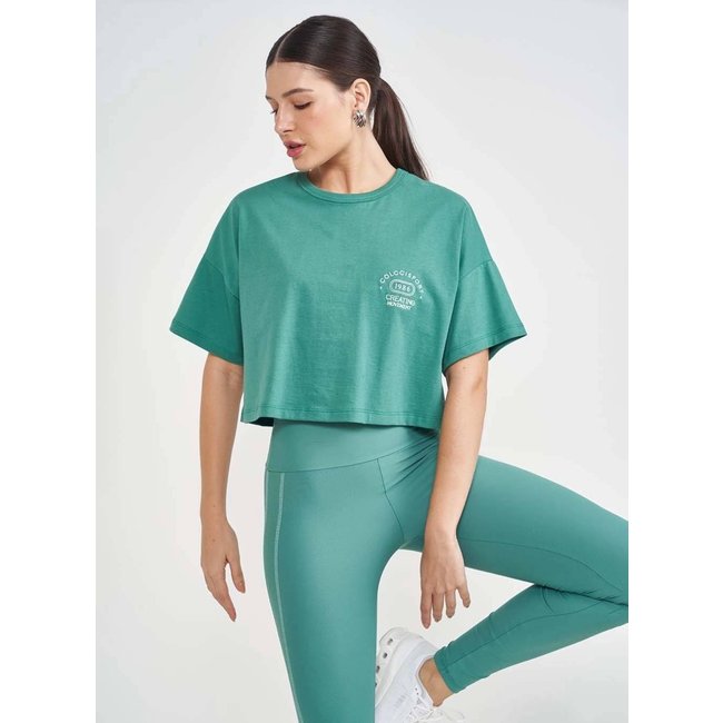 Camiseta Colcci Sport Loose Feminina Verde