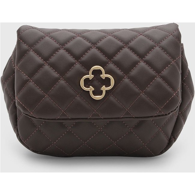 Bolsa Capodarte Matelassê Marrom