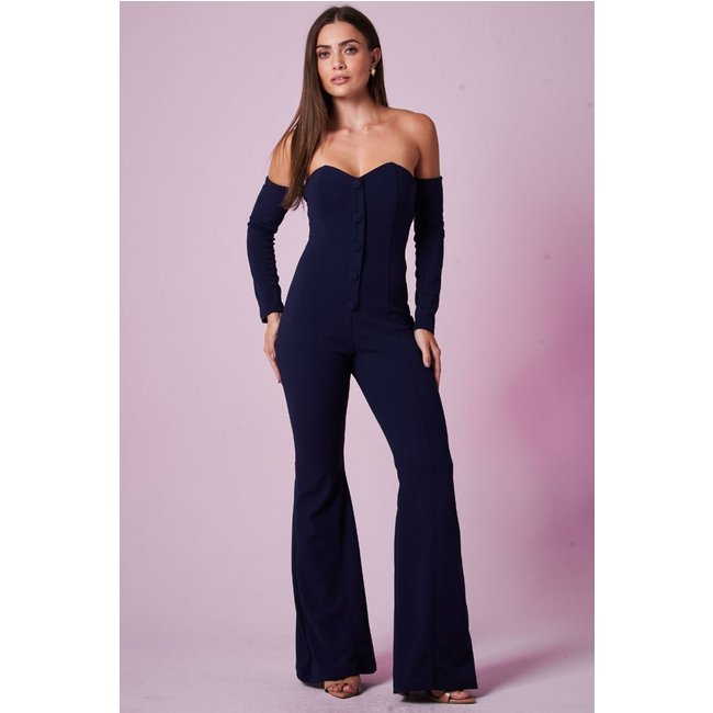Macacão Fit Crepe Dri Planet Girls Azul Escuro