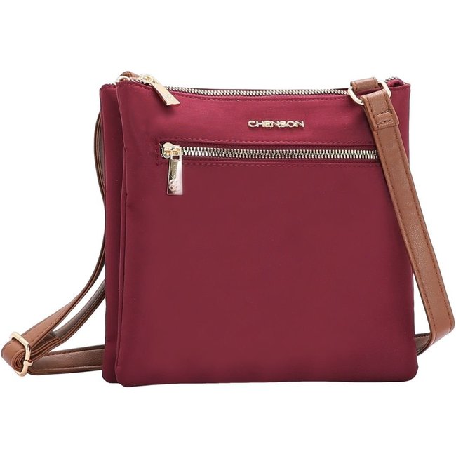 Bolsa Feminina Chenson Microfiber Vinho 3184589