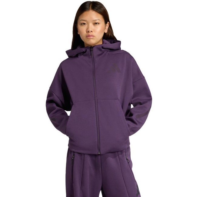 Moletom Capuz adidas Z.N.E. Full-Zip adidas Sportswear Roxo