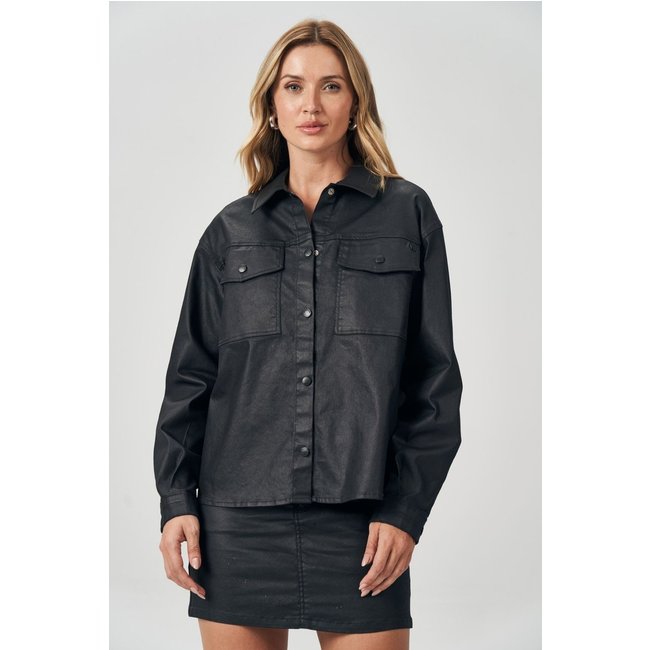 Camisa Regular Sarja Feminina Acostamento