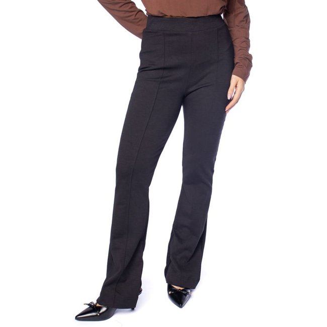 Calça Feminina Rovitex Flare de Malha Preto