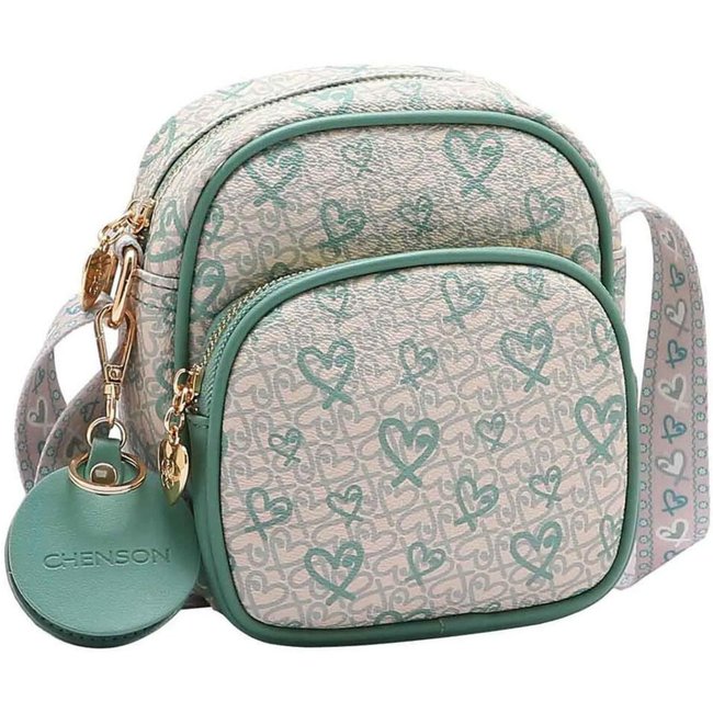 Bolsa Feminina Transversal Chenson Cg84965 1824965 Bege